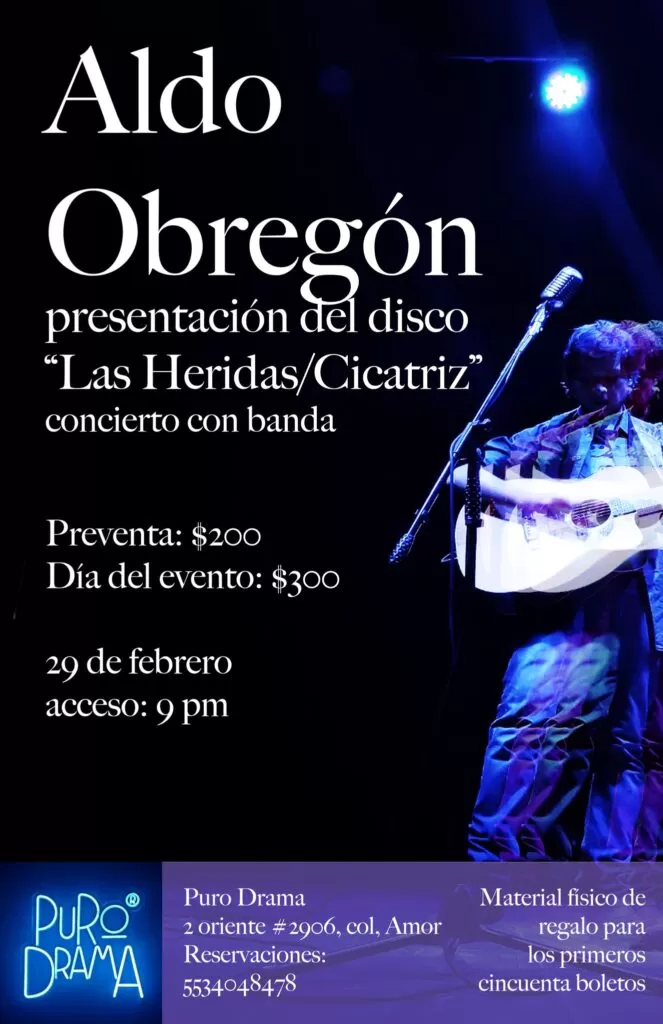 Aldo Obregón evento 29 febrero