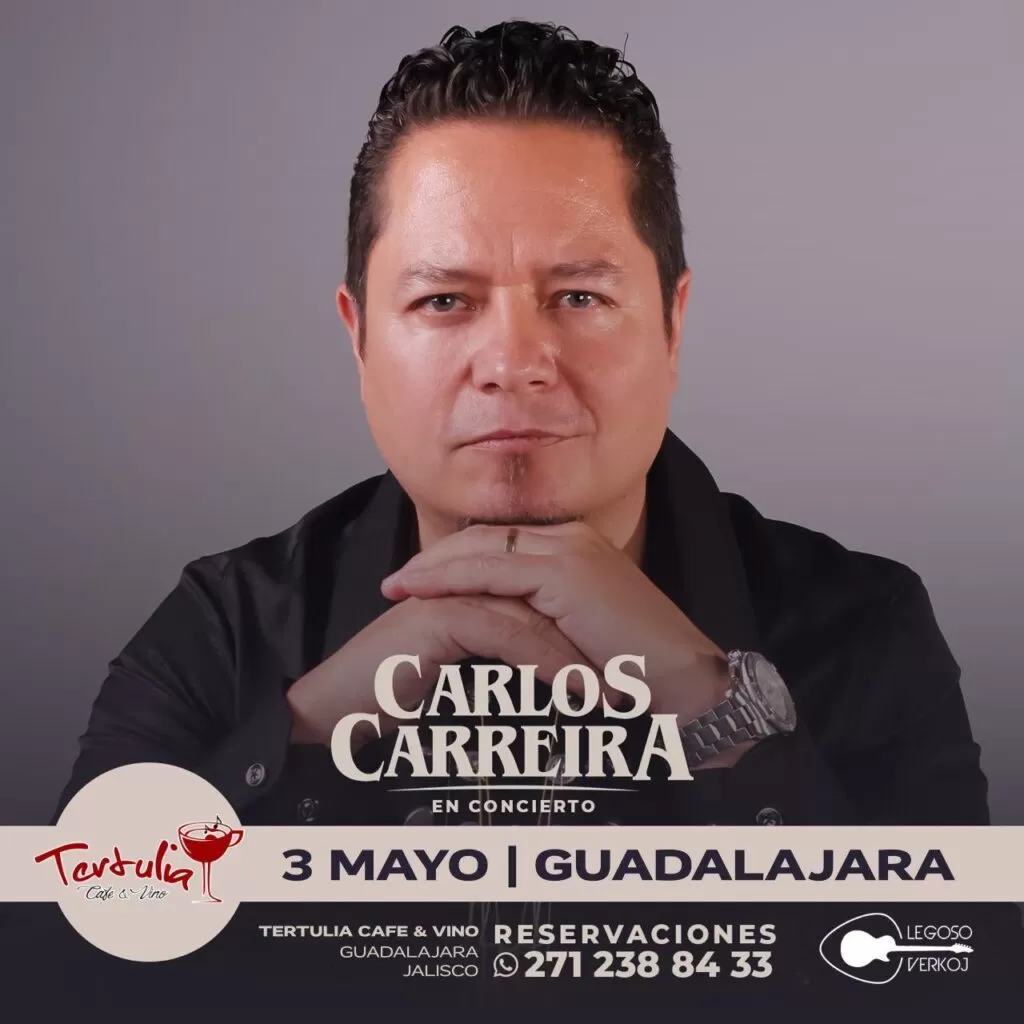 Carlos Carreira evento 3 mayo 2
