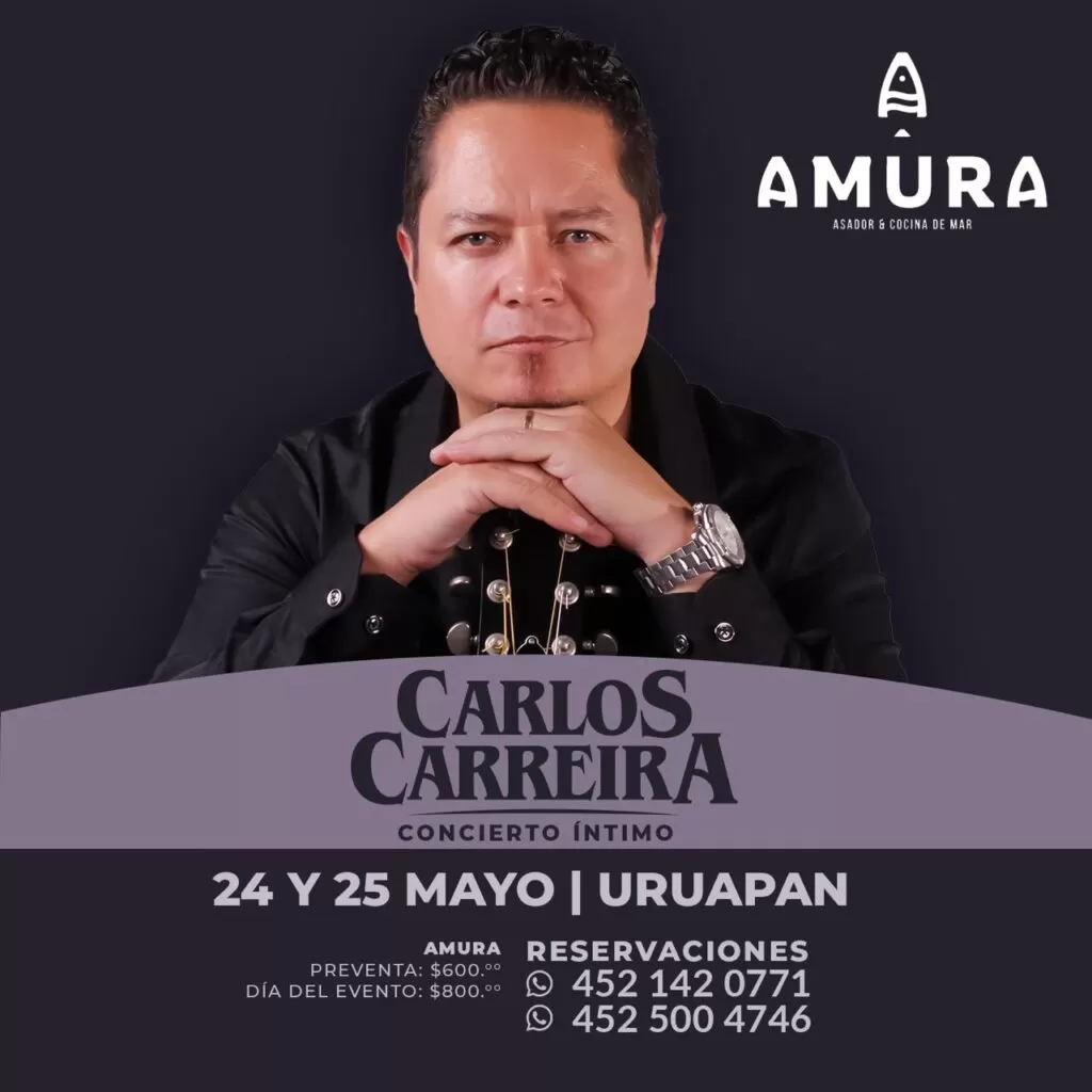 Carlos Carreira evento 24 mayo