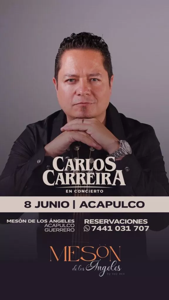 Carlos Carreira evento 8 junio