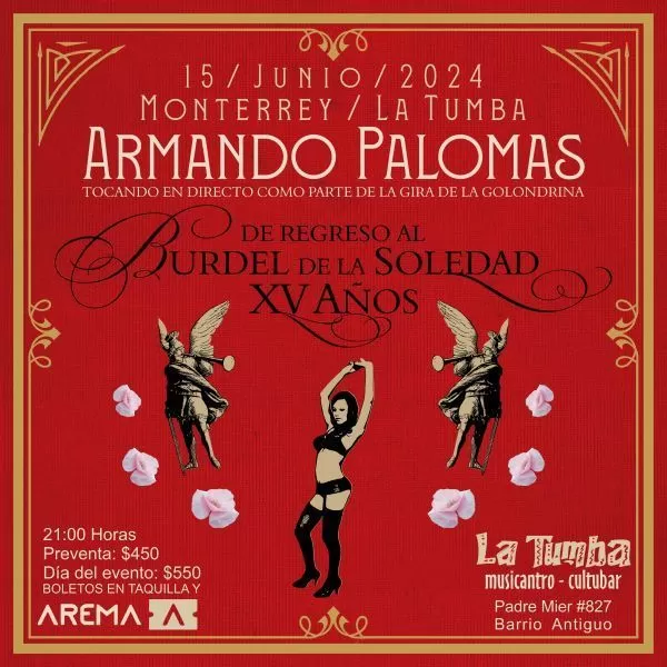 Armando Palomas evento 15 junio