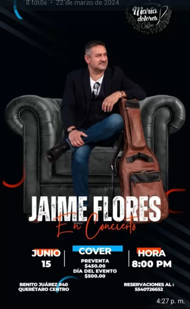 Jaime Flores evento 15 junio