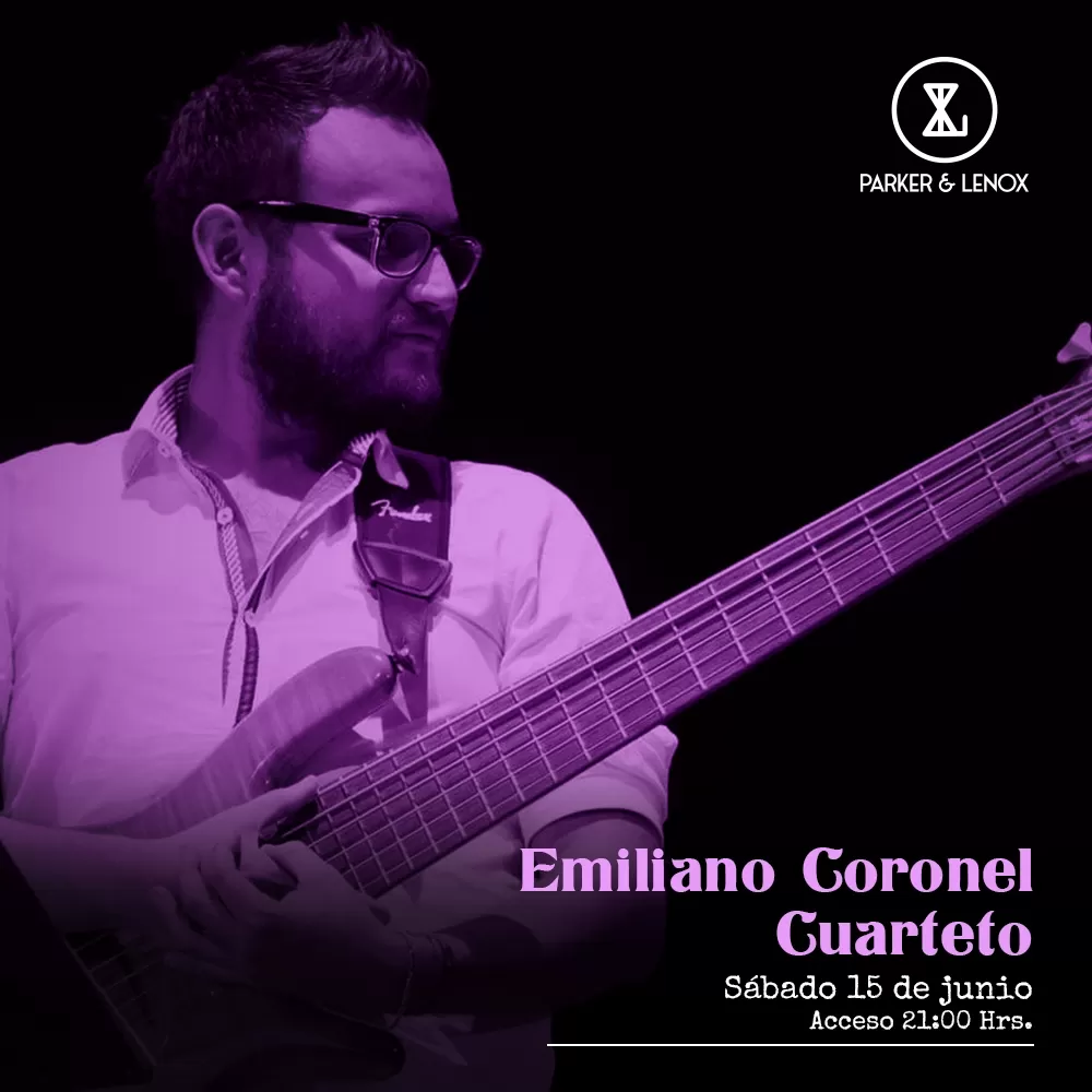 Emiliano Coronel Cuarteto evento 15 junio
