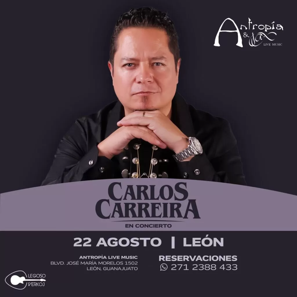 Carlos Carreira evento 22 agosto