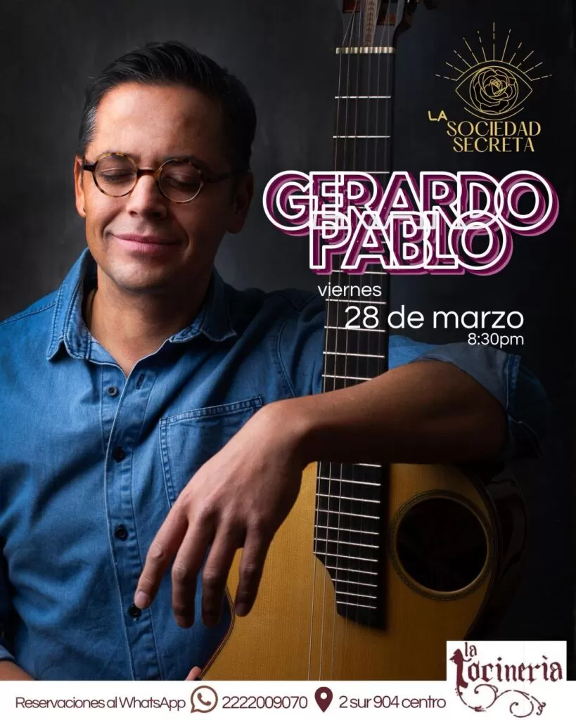 Gerardo Pablo evento 28 marzo