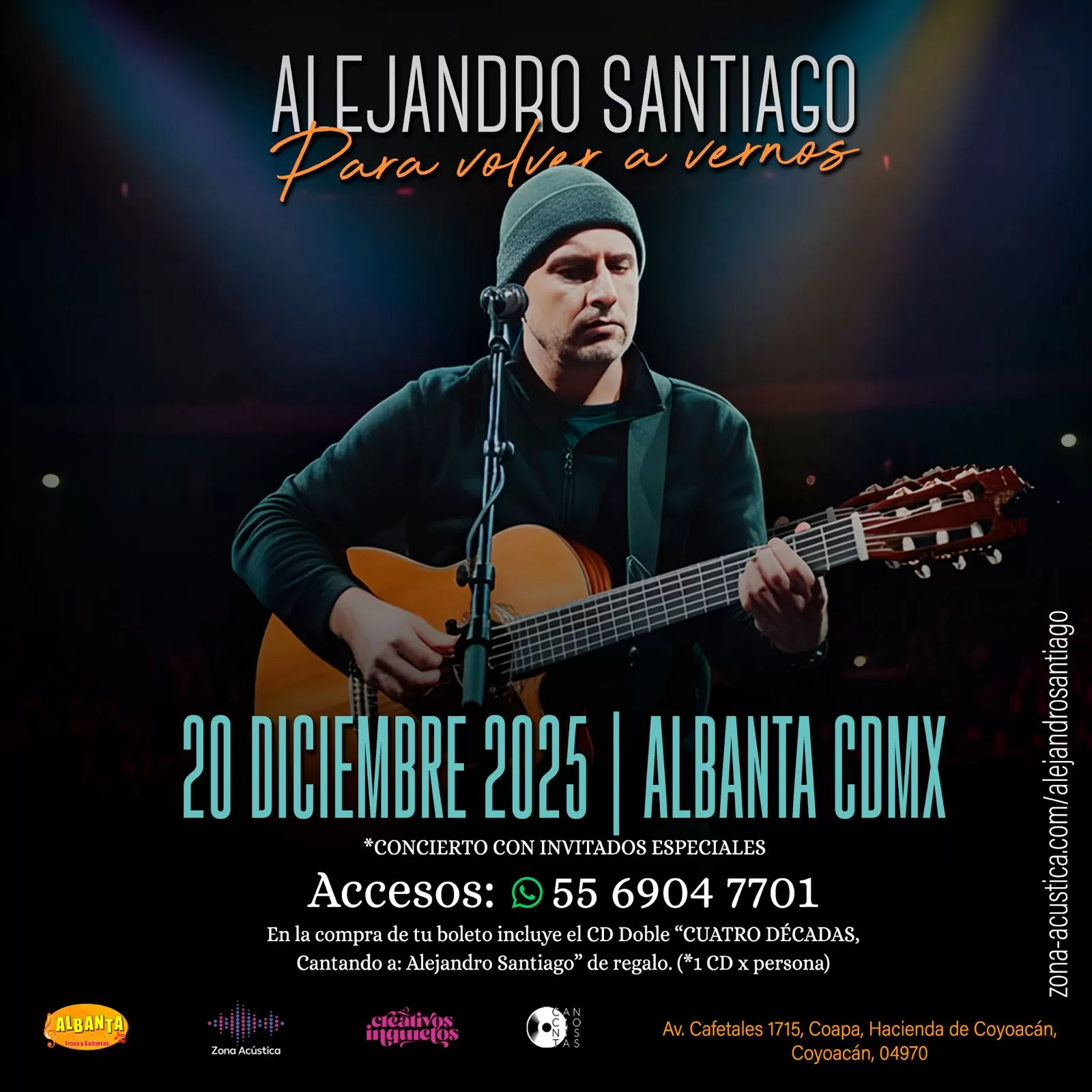 Alejandro Santiago en Albanta